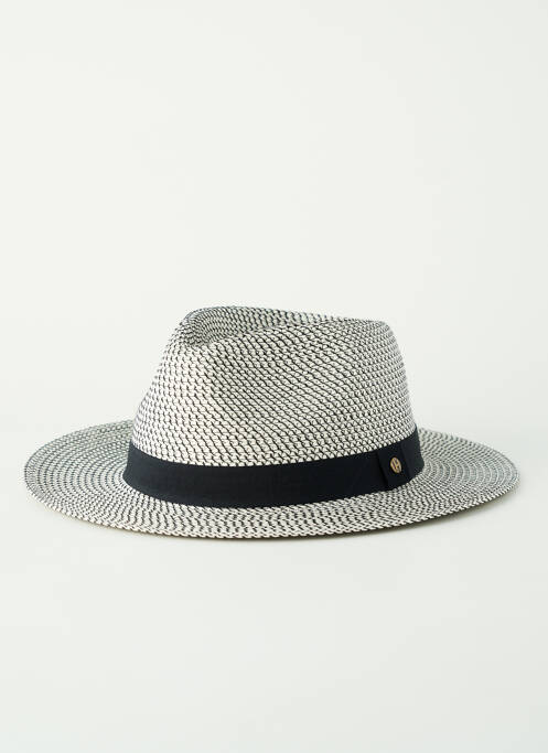 Chapeau forme chapeau paille noir HOUSE OF ORD homme