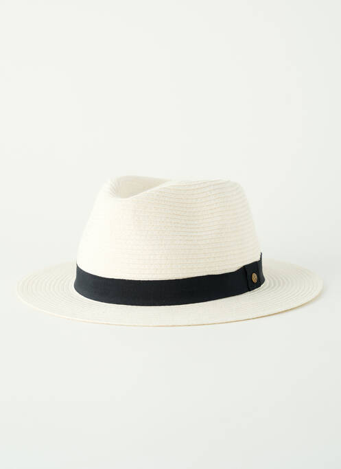 Chapeau forme chapeau paille blanc HOUSE OF ORD homme