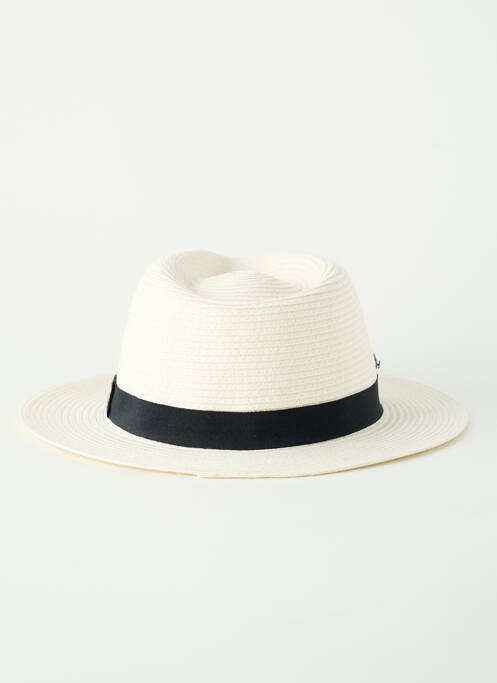 Chapeau forme chapeau paille blanc HOUSE OF ORD homme