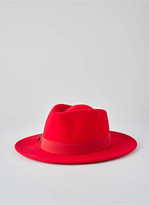 Chapeau rouge M BY FLECHET unisexe