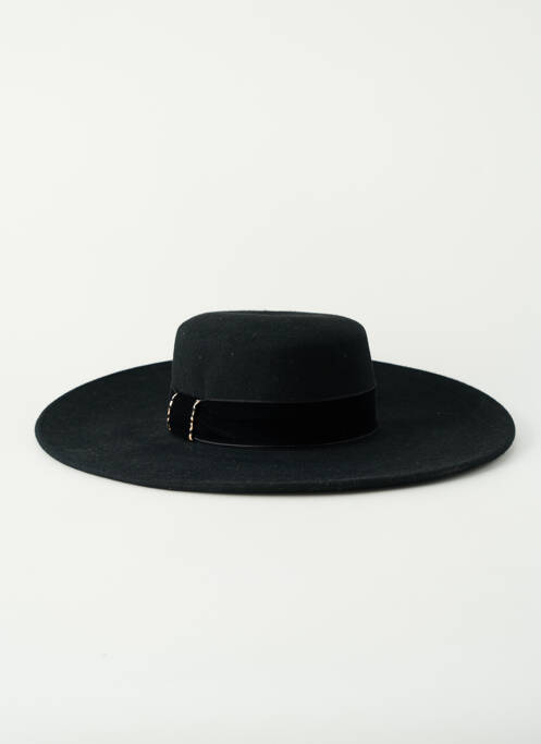 Chapeau noir TAFFTA femme