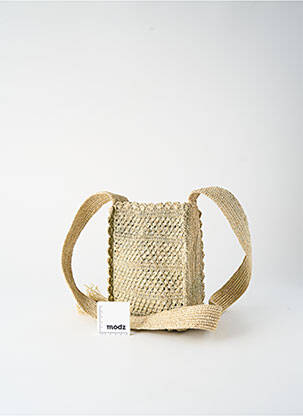 Sac bandoulière forme rectangulaire beige MADARE femme