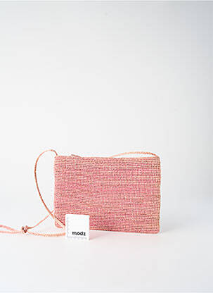 Sac bandoulière forme rectangulaire rose MADARE femme