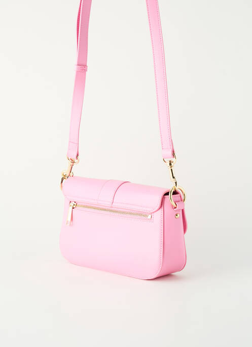 Sac multipoches forme rectangulaire rose LANCASTER femme