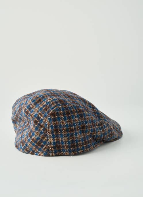 Casquette imprimé carreaux bleu MTM homme
