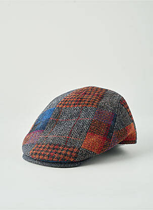 Casquette imprimé carreaux bleu MTM homme