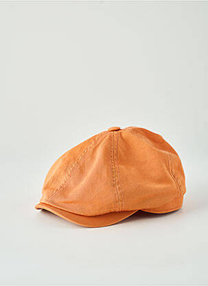 Casquette doublure orange STETSON homme