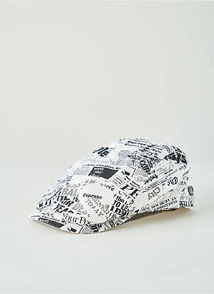 Casquette tissage popeline blanc MTM homme