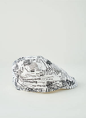Casquette tissage popeline blanc MTM homme