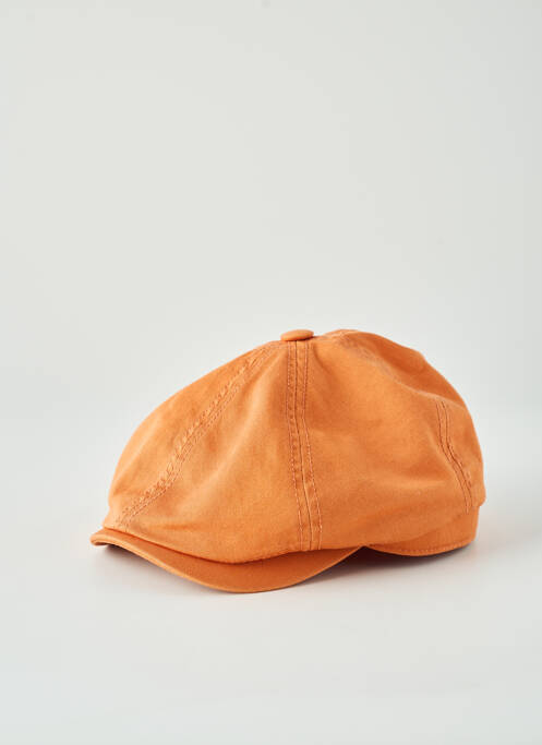 Casquette orange STETSON homme
