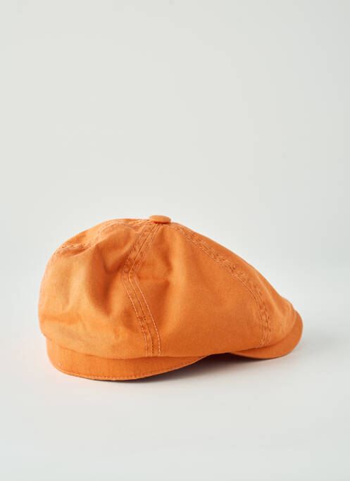 Casquette orange STETSON homme