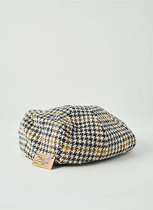 Casquette tissage pied de poule beige STETSON homme