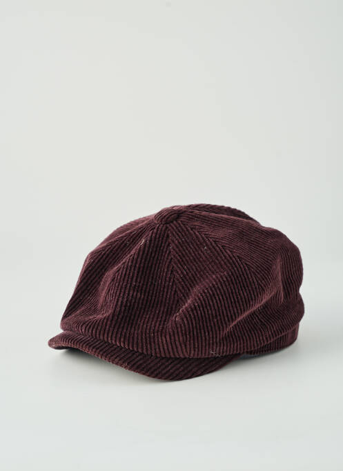 Casquette tissage velours marron STETSON homme