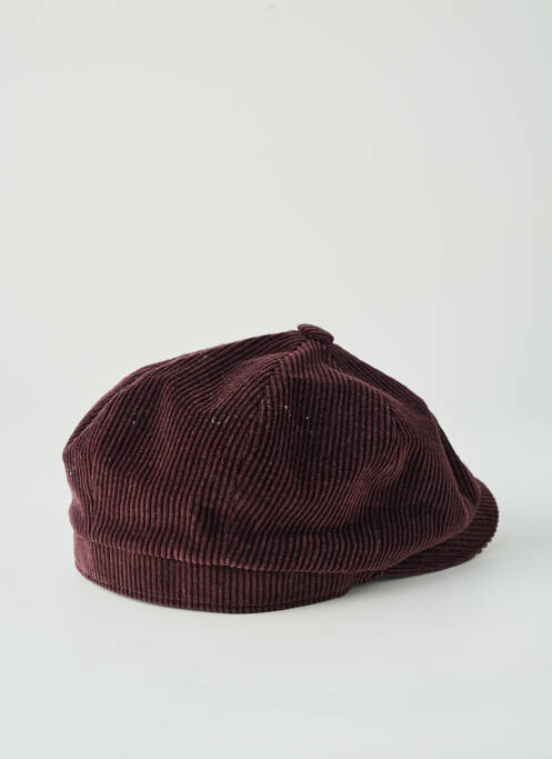 Casquette tissage velours marron STETSON homme