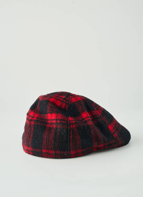 Casquette imprimé carreaux rouge STETSON homme