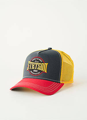 Casquette broderie jaune STETSON homme