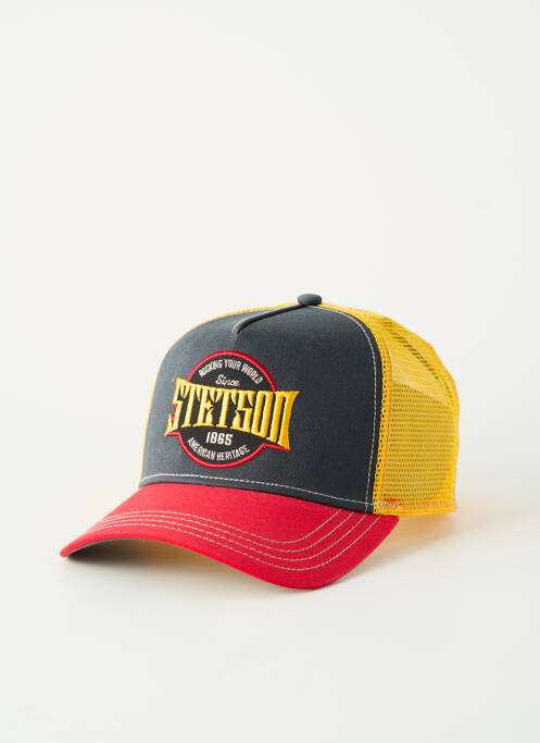 Casquette jaune STETSON homme