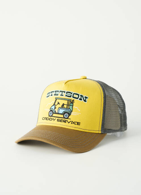Casquette jaune STETSON homme