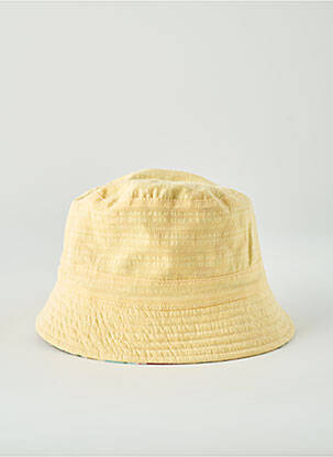 Chapeau imprimé fleurs jaune TAFFTA unisexe