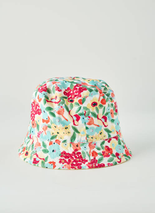 Chapeau imprimé fleurs jaune TAFFTA unisexe