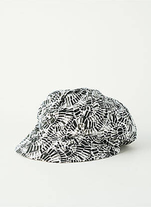Casquette imprimé fantaisie blanc TAFFTA femme