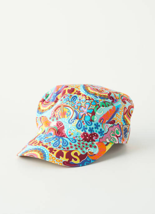 Casquette imprimé fantaisie bleu STETSON femme