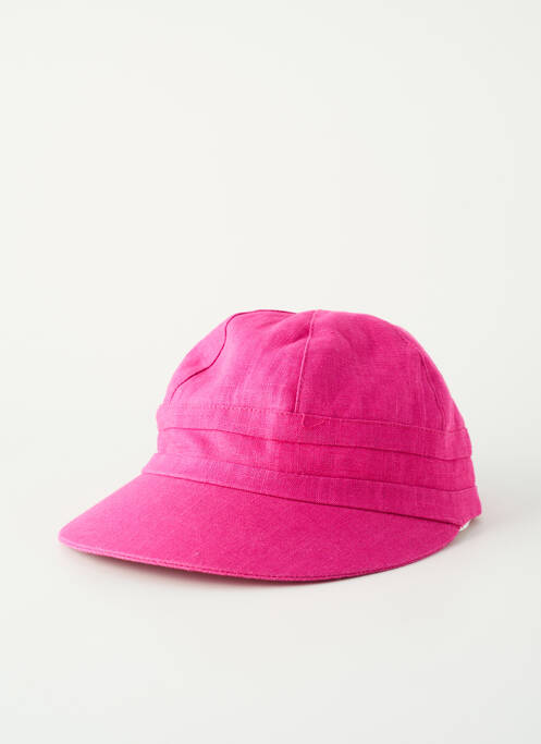 Casquette doublure rose TAFFTA femme