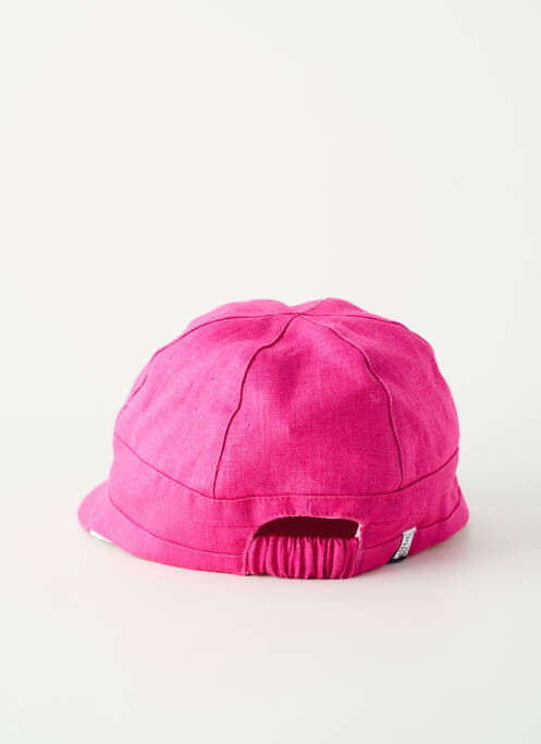 Casquette doublure rose TAFFTA femme