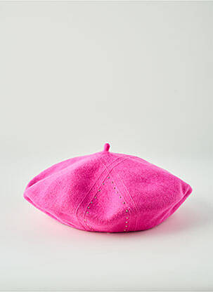 Bonnet forme béret rose RABIONEK femme