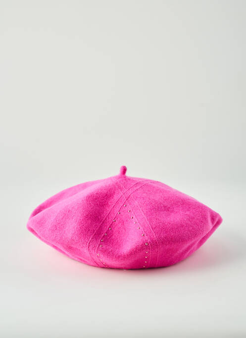 Bonnet forme béret rose RABIONEK femme