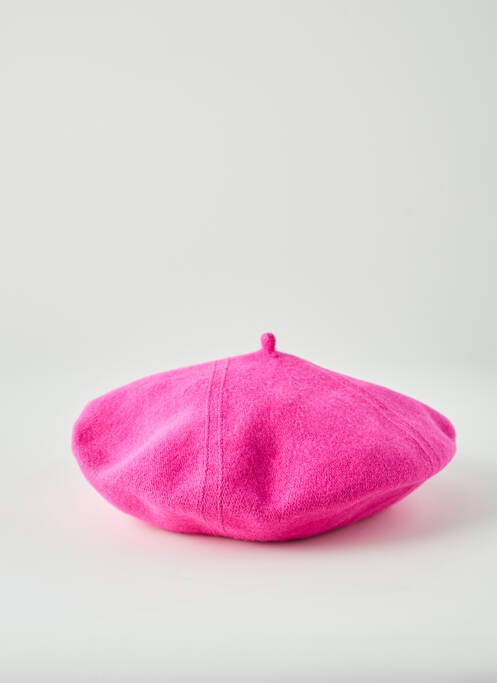 Bonnet forme béret rose RABIONEK femme