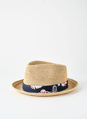 Chapeau imprimé fantaisie bleu STETSON homme