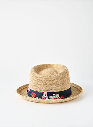 Chapeau forme chapeau paille bleu STETSON homme