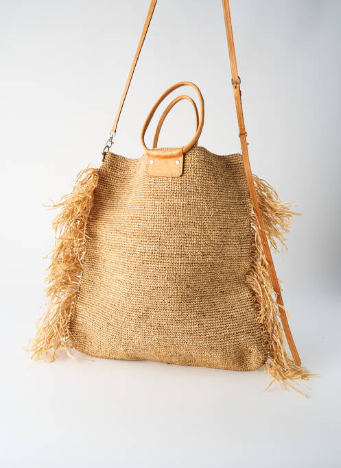 Sac bandoulière amovible beige SUN & GREEN femme