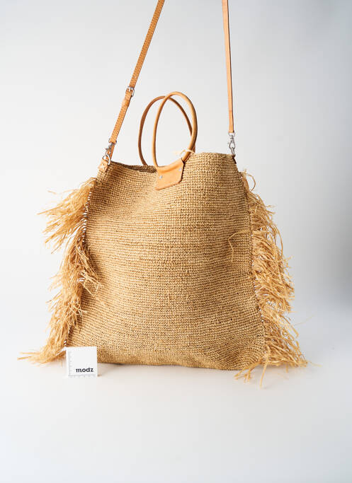 Sac bandoulière amovible beige SUN & GREEN femme