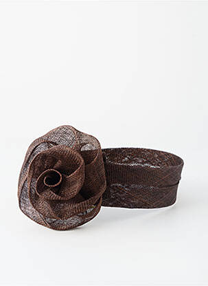 Accessoire pour cheveux bandeau marron COUSTILLERES femme
