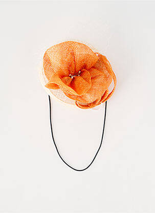 Accessoire pour cheveux fermeture elastique orange MOT D'ELLE femme