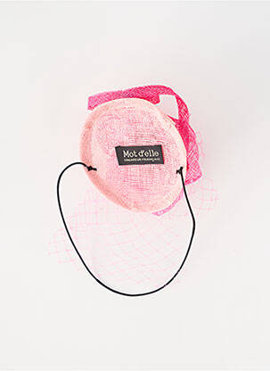 Accessoire pour cheveux fermeture elastique rose MOT D'ELLE femme