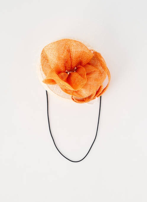 Accessoire pour cheveux fermeture elastique orange MOT D'ELLE femme