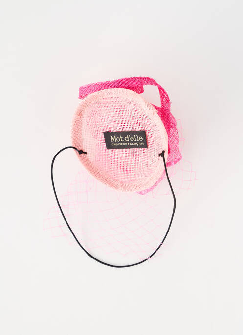 Accessoire pour cheveux fermeture elastique rose MOT D'ELLE femme