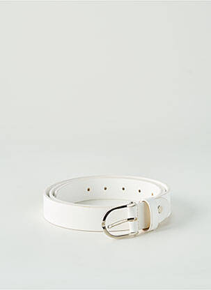 Ceinture coutures renforcées blanc LES ATELIERS FOURÉS femme