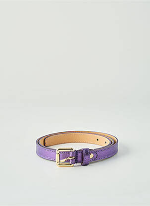 Ceinture effet matière satinée violet CINNAMON femme