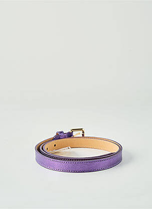 Ceinture effet matière satinée violet CINNAMON femme
