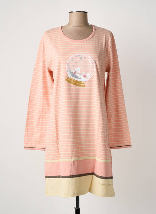 Chemise de nuit manches longues rose ROSE POMME femme