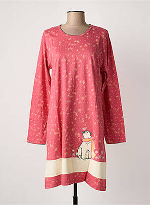 Chemise de nuit manches longues rose ROSE POMME femme