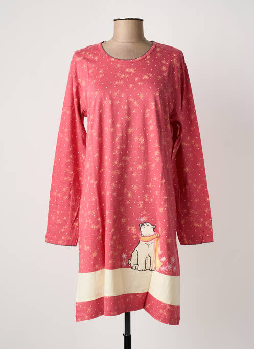Chemise de nuit manches longues rose ROSE POMME femme