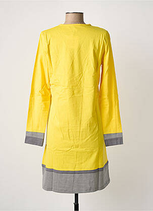 Chemise de nuit sérigraphie jaune ROSE POMME femme