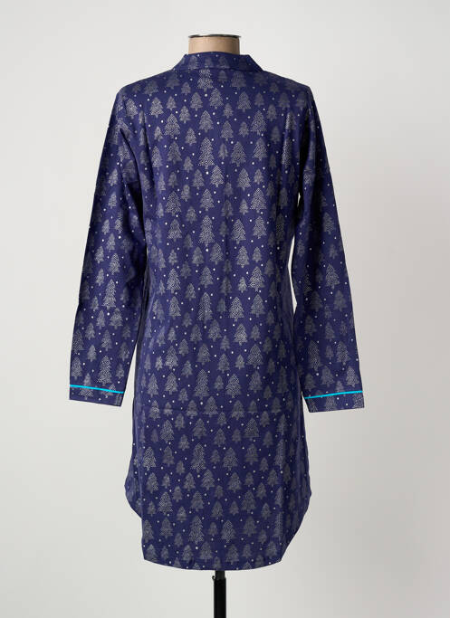Chemise de nuit bleu ROSE POMME femme