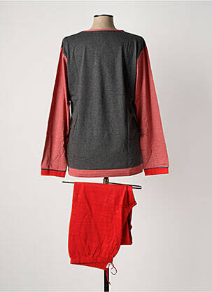 Pyjama tissage jersey rouge ROSE POMME femme