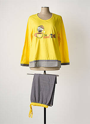 Pyjama tissage jersey jaune ROSE POMME femme